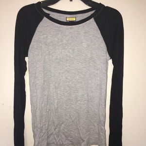 WOMENS PLAIN BASEBALL SHIRT